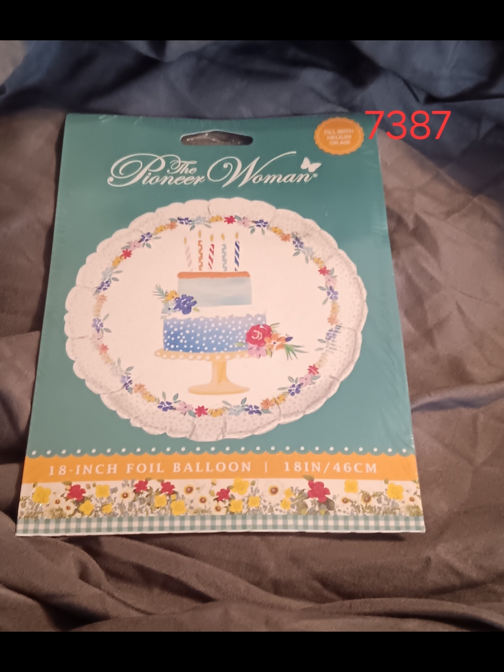 4 Pioneer Woman Foil Balloons